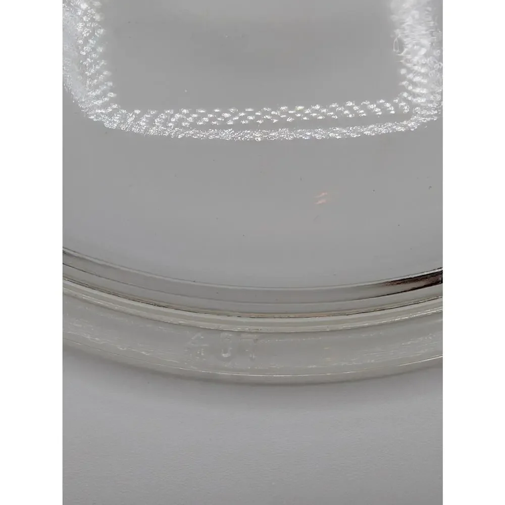 Vtg Anchor Hocking Fire King 447 Peach Lustre 1.5 Quart Casserole Dish W/ Lid